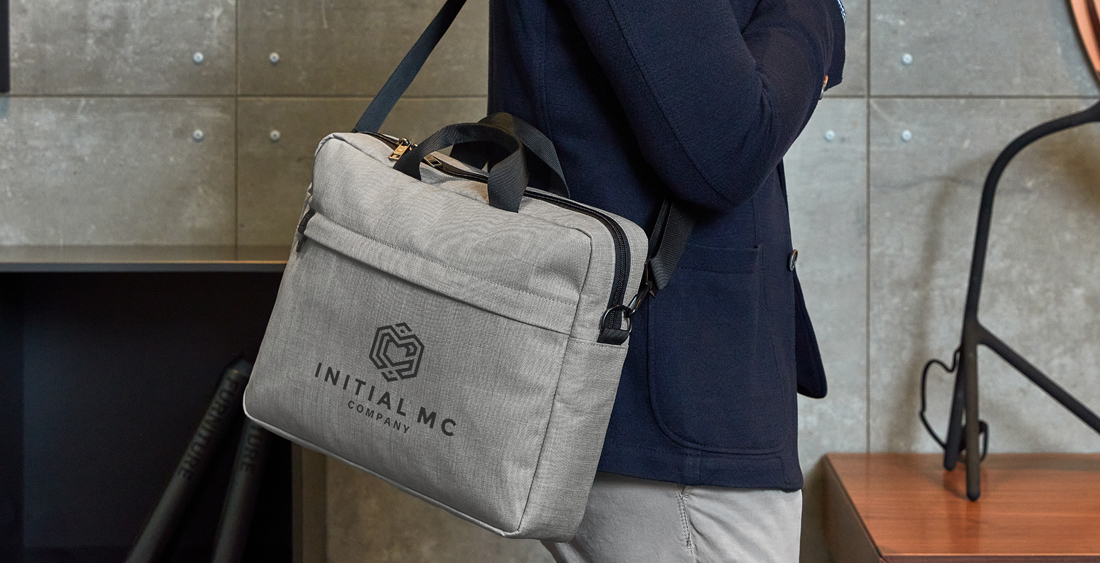 Shoulder bags with logo presented as NOTEBOOK POCKET EUROPE