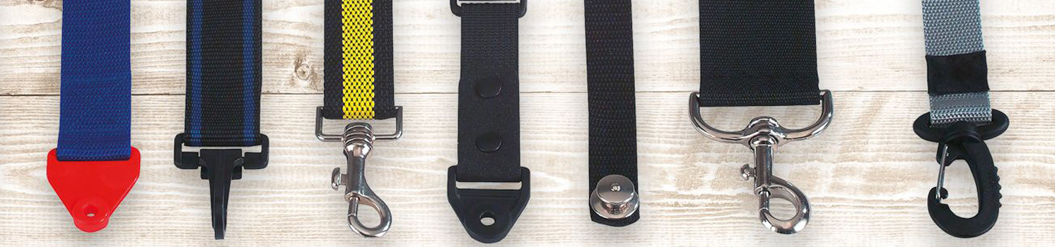 Different belt systems Different belts with different buckles