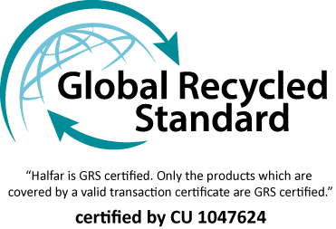 GRS certified since 2021 Halfar has been GRS certified since 2021