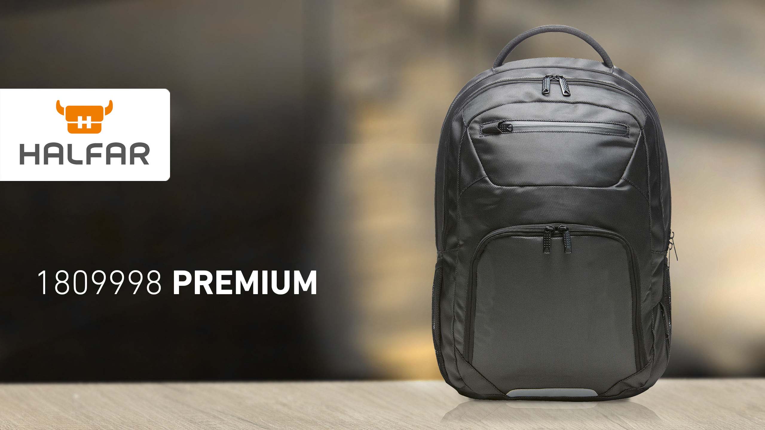 Notebook backpack PREMIUM | HALFAR®