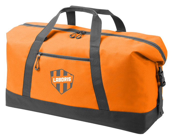 sport/travel bag WING in orange with decoration