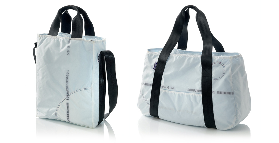 Have bags made with choice of material, shape and colour using the example of an airbag