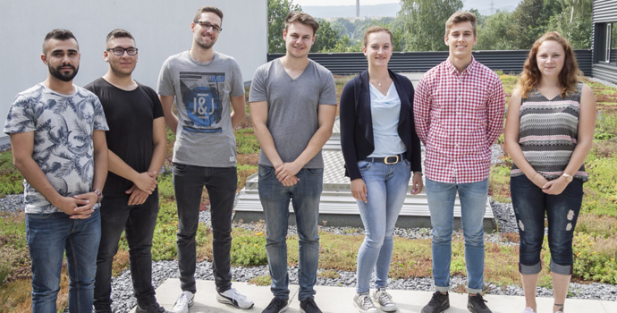 Halfar trainees from the 2017 cohort in a group photo