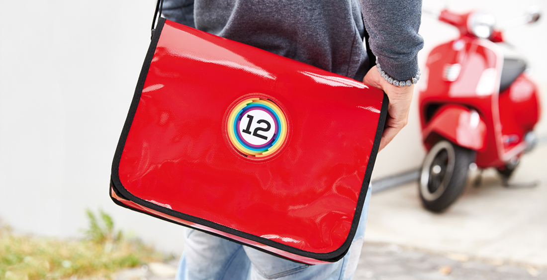 Shoulder bags print presented as LORRYBAG® ECO