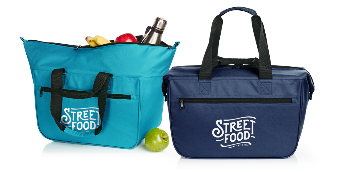 Shopping baskets with logo presented as COOL SHOPPER SOFTBASKET