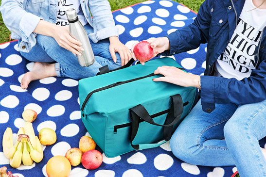 cooler shopper SOFTBASKET in use at a picnic