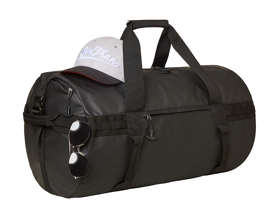 sport/travel bag ACTIVE in black with example requisites