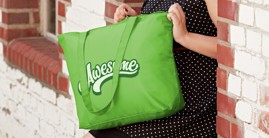 Shopping bags print presented as SHOPPER STORE