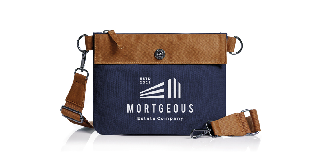 Fanny packs with logo presented as Tear Closure POCKET LIFE