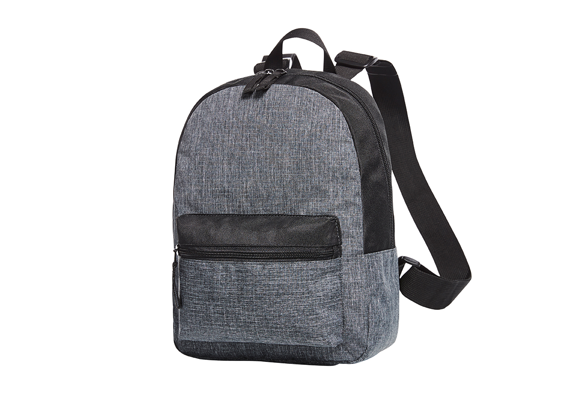 backpack ELEGANCE S in grey with black details