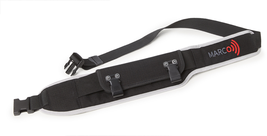 Belt with buckle to wear on the hip