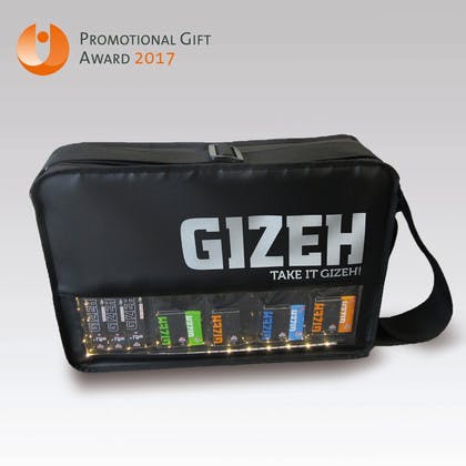 Halfar won the Promotional Gift Award for the GIZEH bag in 2017